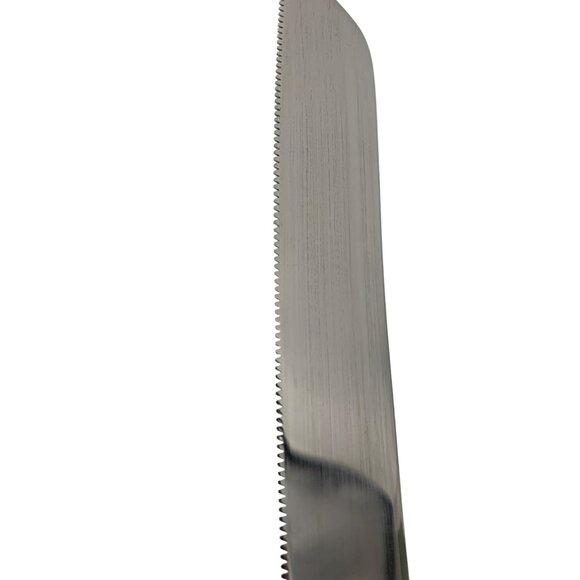 VTG Silver Cake Knife Bridalake Stainless Steel Wedding Japan 12.5" 8820 - Picture 5 of 6